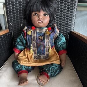 Gotz Artist Doll Amhara Carlos Weichbaby 19" Indian Lossnitzer 1992 World